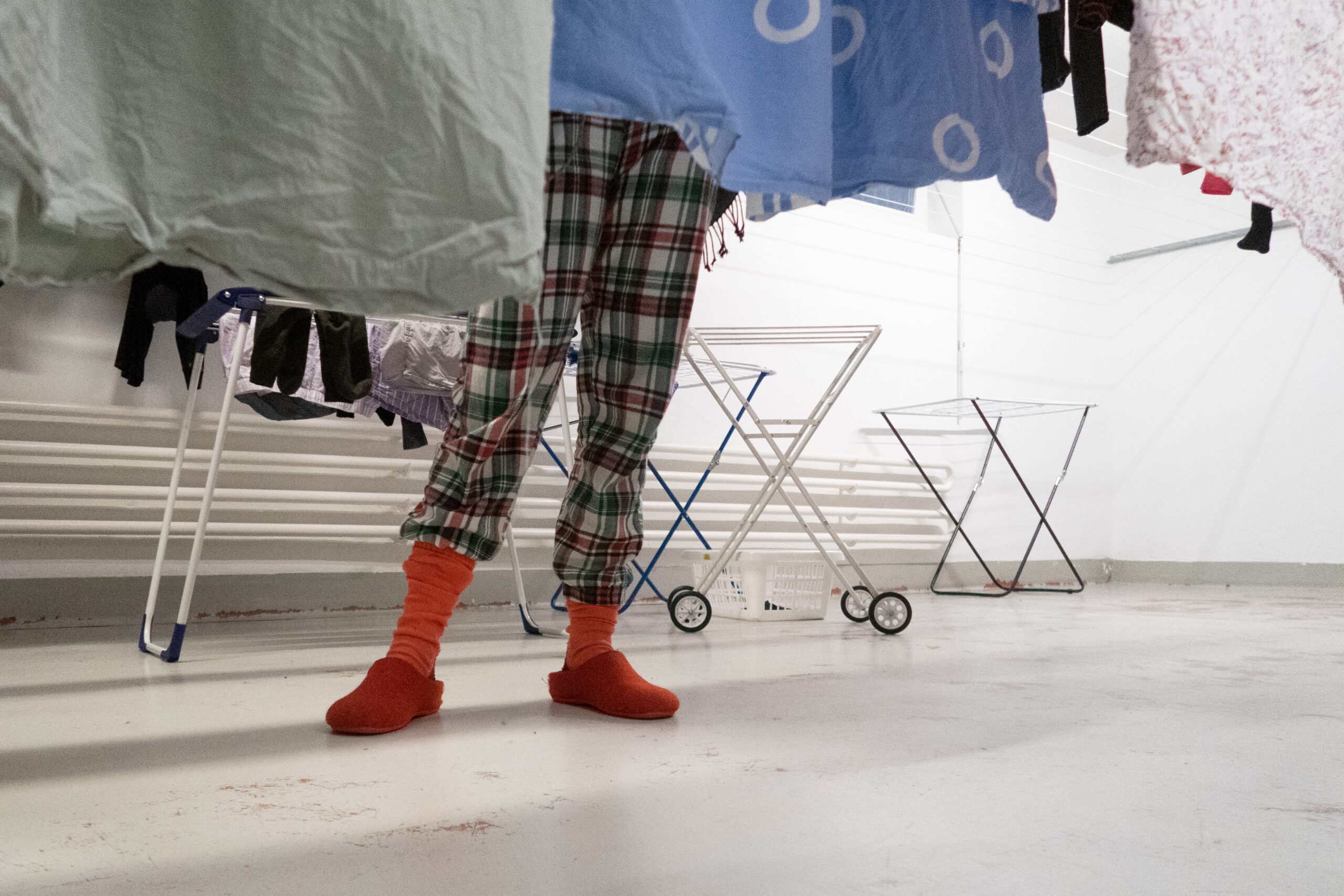 Einblick in die Waschküche eines Grosshaushalts